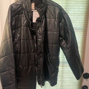 Free People Jacket - Leather Size XL - NWT